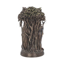 Bronzed Maiden Mother Crone Triple Moon Figurine 27cm 4