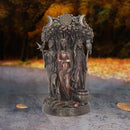 Bronzed Maiden Mother Crone Triple Moon Figurine 27cm 7
