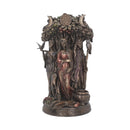 Bronzed Maiden Mother Crone Triple Moon Figurine 27cm
