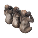 Three Wise Gorillas Figurine Gorilla Ornaments 13cm 5