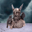 Bronze Odins Messengers Norse God Bust 23cm 5