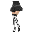 Harlequin Hold Ups Adult White Black_2 