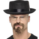 Heisenberg Kit Adult Black Hat Glasses Goatee 1 sm-20499 MAD Fancy Dress