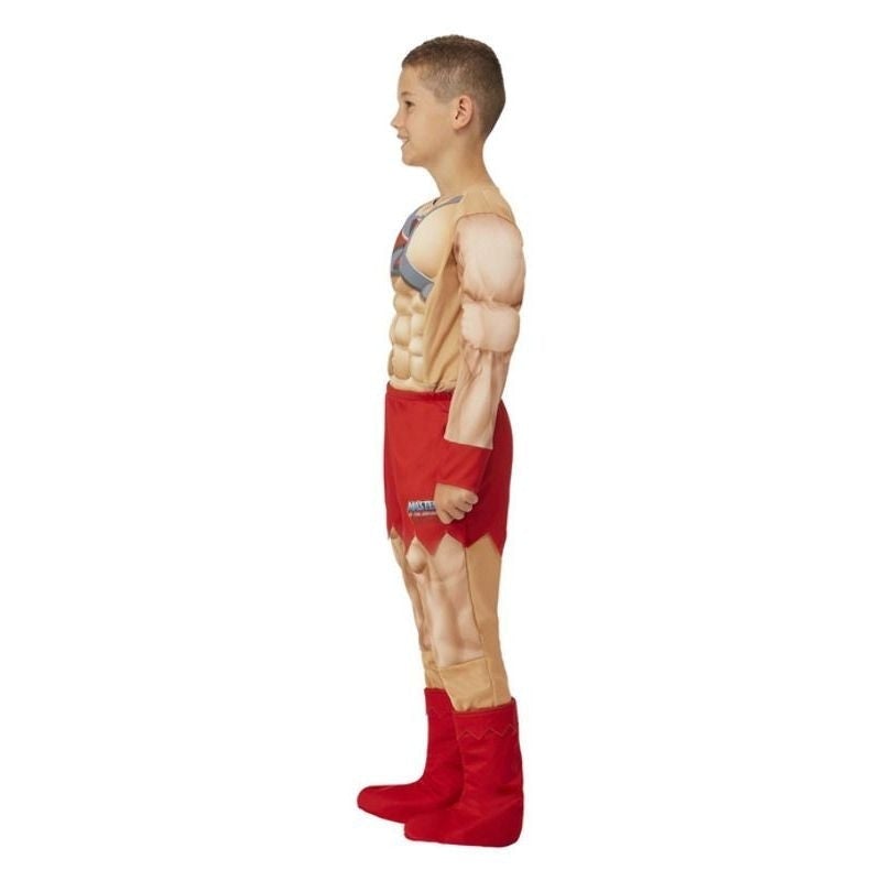 He-Man Costume Kids Muscle Chest Masters of the Universe 3 sm-52355S MAD Fancy Dress
