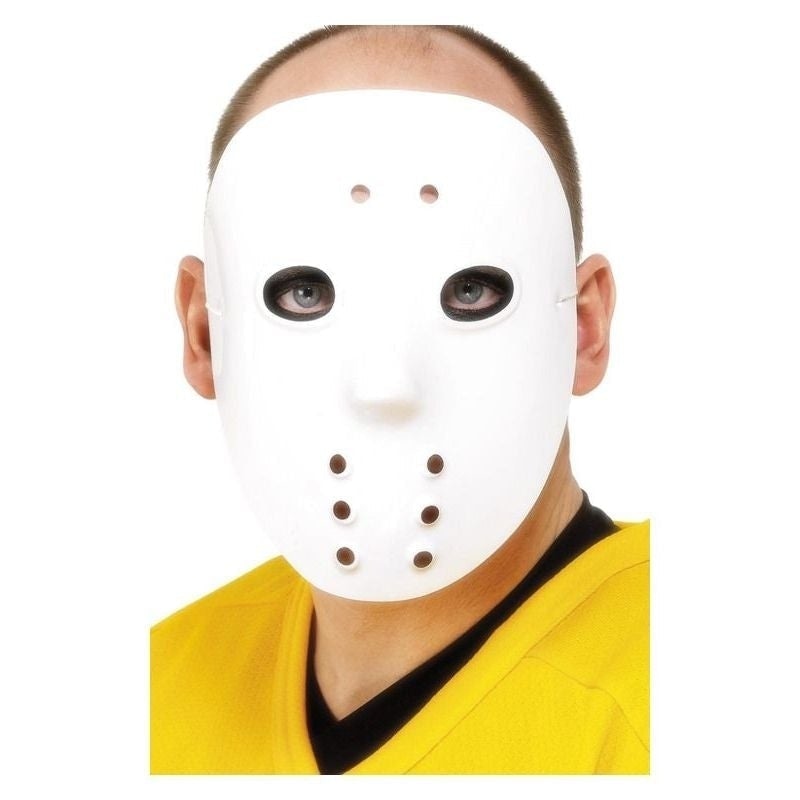 Hockey Mask Adult White_2 
