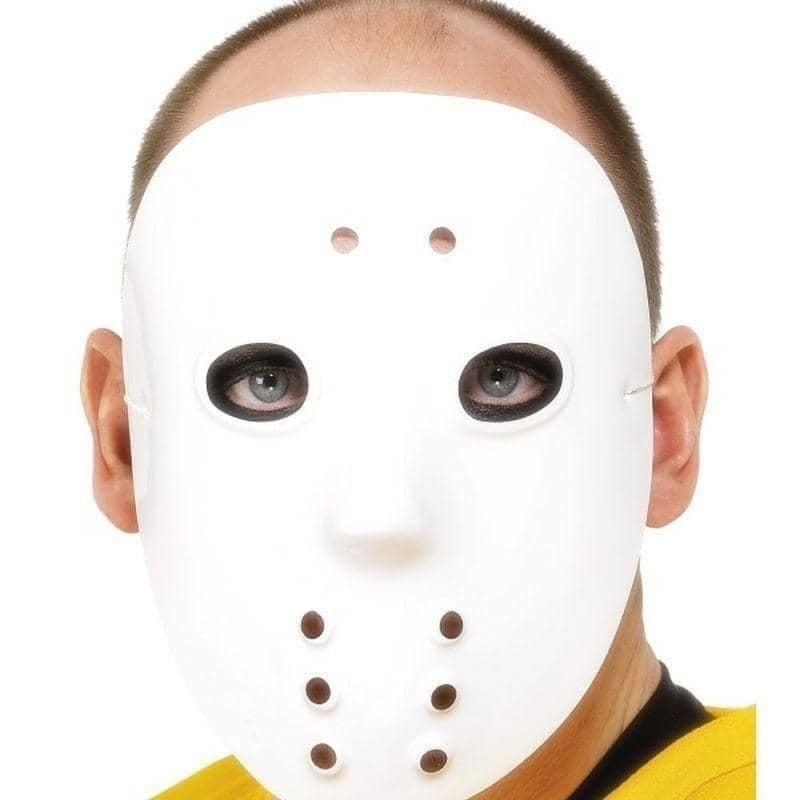 Hockey Mask Adult White_1 sm-1874