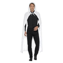 Hooded Cape Adult White_2 