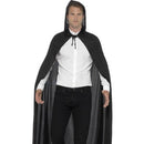 Hooded Vampire Cape Adult Black_1 sm-21311