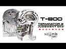 T800 Terminator 2 Judgement Day T2 Head Bookends 18.5cm 8