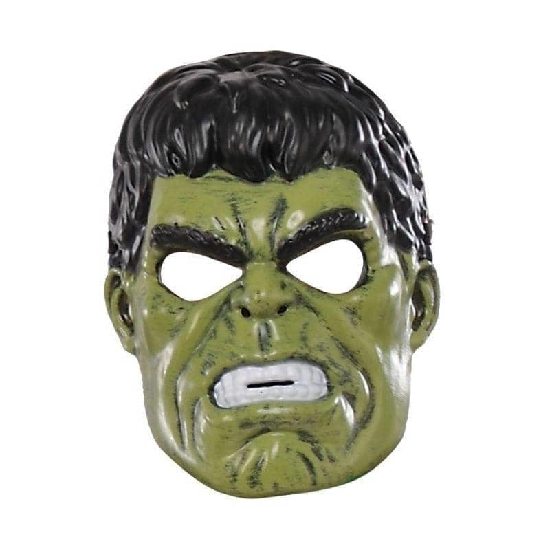 Hulk 1/ 2 Face Mask Kids_1 rub-39215NS