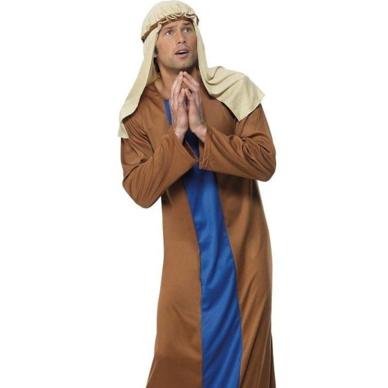 Joseph Costume Adult Brown Blue_1 sm-31286M