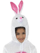 Bunny Costume Kids White Jumpsuit with Hood