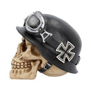 Iron Cross Helmet and Goggles Biker Skull 15.5cm 3
