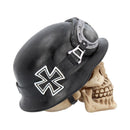 Iron Cross Helmet and Goggles Biker Skull 15.5cm 6