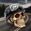 Iron Cross Helmet and Goggles Biker Skull 15.5cm 7