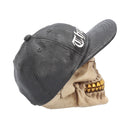Thug Life Skull with Gold Teeth and Baseball Cap Figurine 15.8cm 6