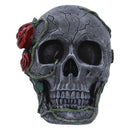 Twilight Bloom Gothic Skull Figurine 15.6cm 2