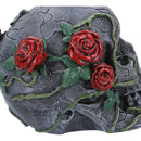 Twilight Bloom Gothic Skull Figurine 15.6cm 5
