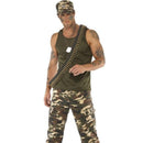 Khaki Camo Deluxe Costume Male Adult_1 sm-35462L