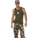 Khaki Camo Deluxe Costume Male Adult_2 sm-35462M