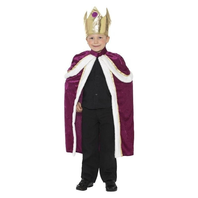 Kiddy King Costume Kids Purple White_4 