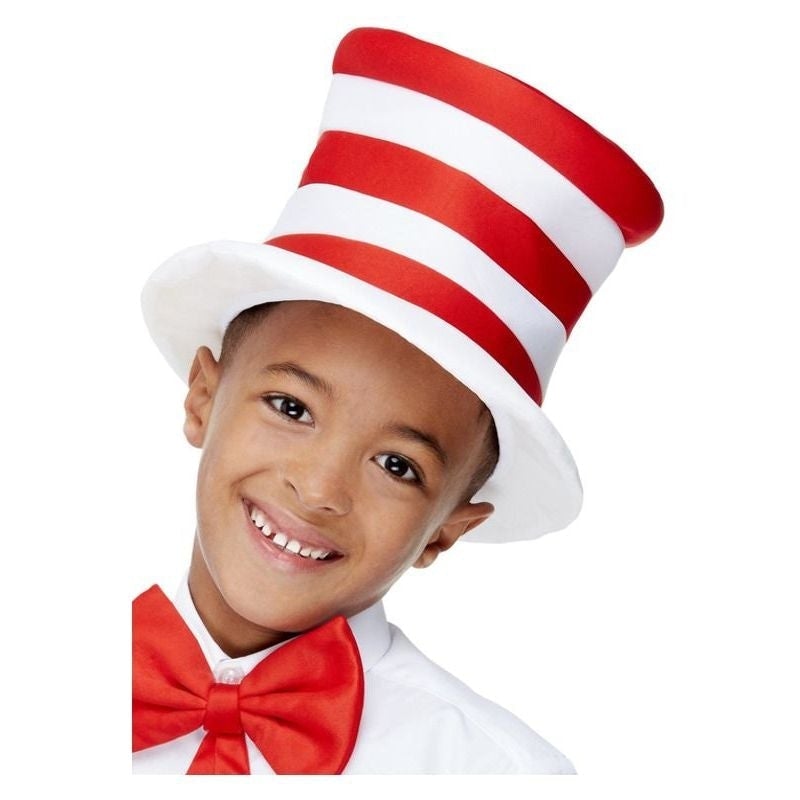 Kids Stripy Hat Red & White_1 sm-52511
