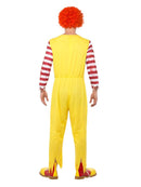Kreepy Killer Clown Costume Adult Yellow with Red Jumpsuit