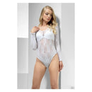 Lace Bodysuit Adult White_2 