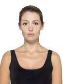 Lady Mime Artist Costume Adult Black and White Dress Collar Beret Gloves Tights Make Up