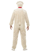 Lamb Costume Adult Beige Jumpsuit with Hood 5