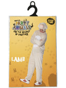 Lamb Costume Adult Beige Jumpsuit with Hood 8
