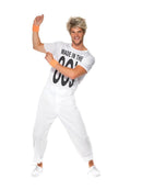 Made In 80s Costume Adult White Top Trousers 4