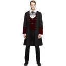 Male Fever Gothic Vamp Costume Adult Black Red_3 