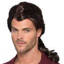 Marauder Pirate Wig Adult Brown_1 sm-49004