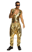 Mc Hammer Rapper Vest Gold_1 rub-9059STD
