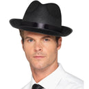 Mens Fedora Hat Adult Black_1 sm-49030