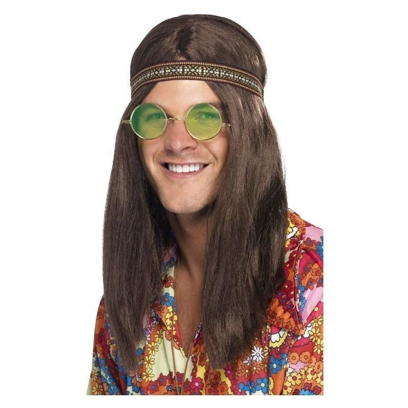 Mens Hippie Kit Adult Brown_2 