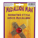 Mens Medallion Man Necklace Costume Accessories Male Halloween_2 