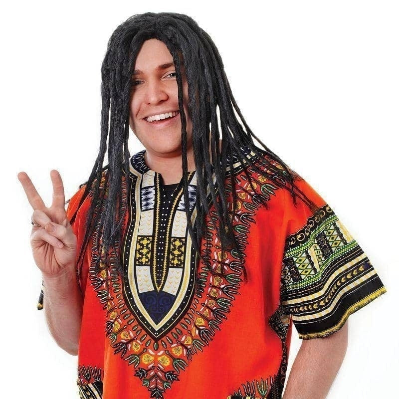 Mens Raeggae Man Wigs Male Halloween Costume_1 BW785