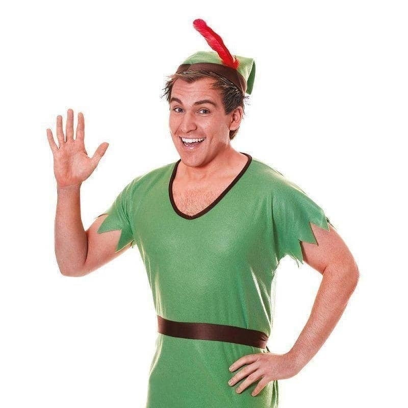 Mens Robin Hood Elf Adult Costume Green Halloween_3 