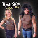 Mens String Vest Black Adult Costume Male Chest Size 44" Halloween_2 