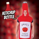 Mens Tomato Sauce Bottle Adult Costume Male Chest Size 44" Halloween_2 
