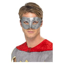 Metallic Warrior Colombina Eyemask Adult Silver_2 