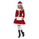 Miss Santa Costume Adult Red White_5 