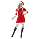 Miss Santa Costume Adult Red White_3 