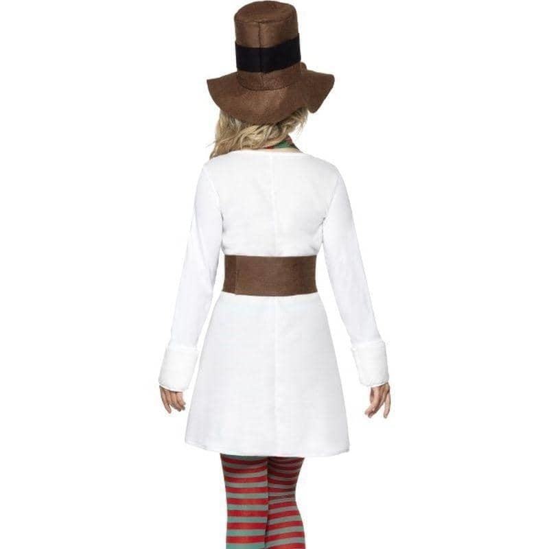 Miss Snowman Costume Adult White Brown_2 sm-28016L