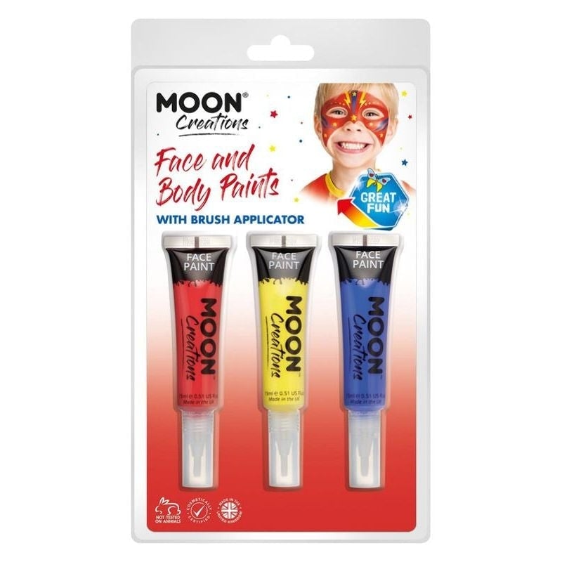 Moon Creations Face & Body Paints and Brush Superhero Set_1 sm-C01730