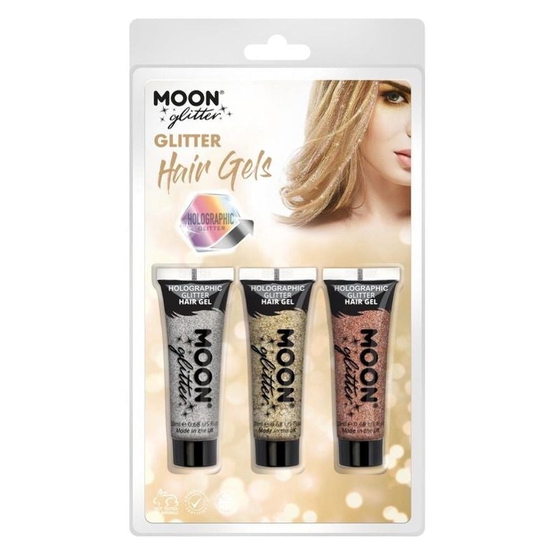 Moon Glitter Holographic Hair Gel Clamshell 20ml 3 Colour Pack_3 sm-G26214