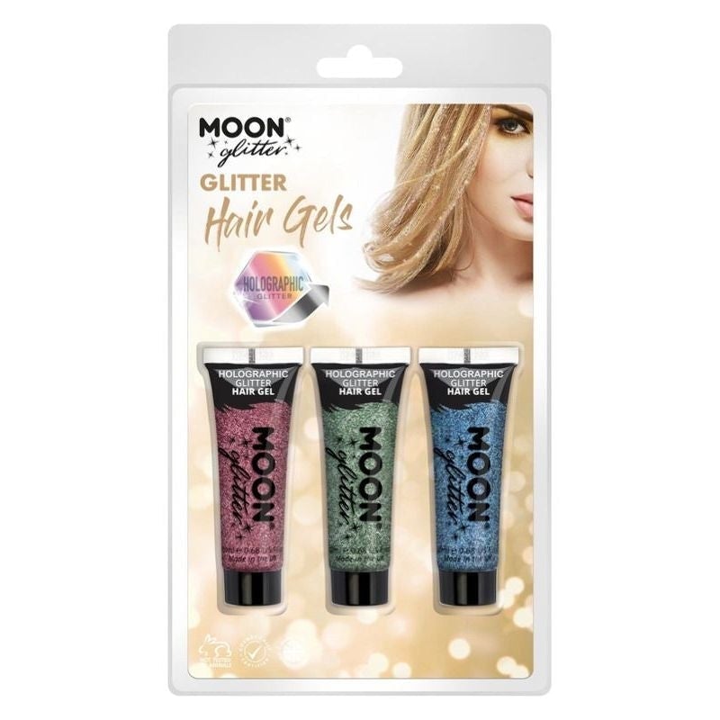 Moon Glitter Holographic Hair Gel Clamshell 20ml 3 Colour Pack_2 sm-G26191