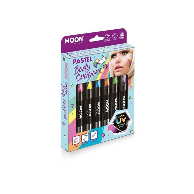 Moon Glow Pastel Neon UV Body Crayons Assorted_1 sm-M9661